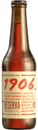 1906 Reserva Especial: A Specially Brewed Dark Amber Lager Beer